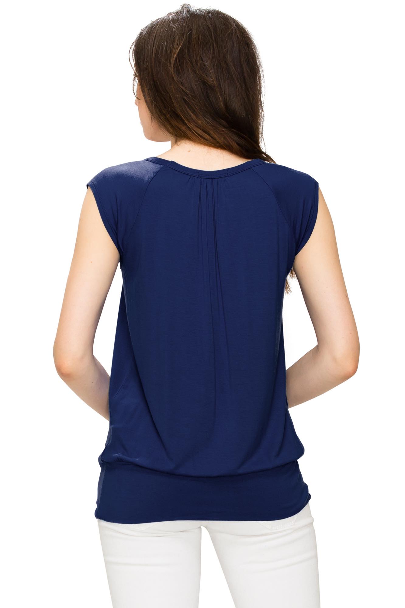 Women's Scoop Neck Short Sleeve Top Daily Haute