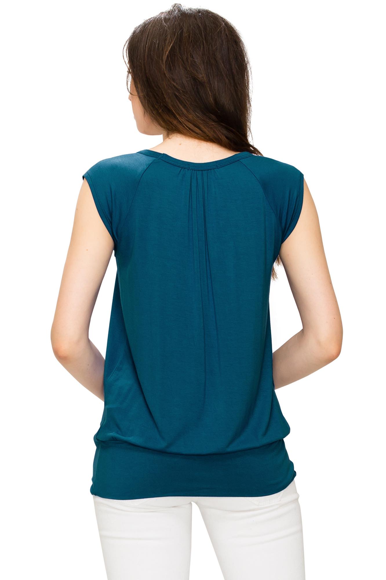 Women's Scoop Neck Short Sleeve Top Daily Haute