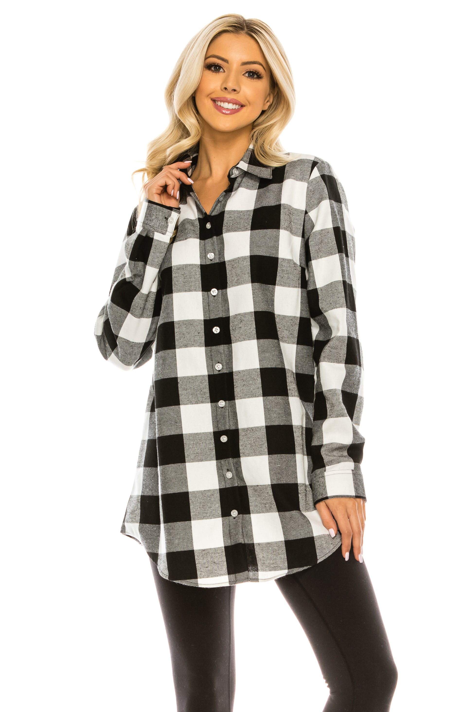 Plaid tunics for leggings best sale